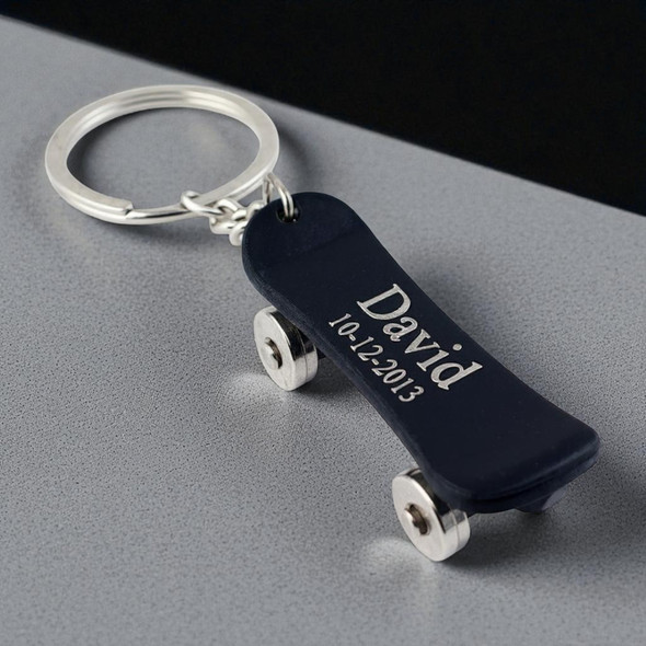 skateboard keychain